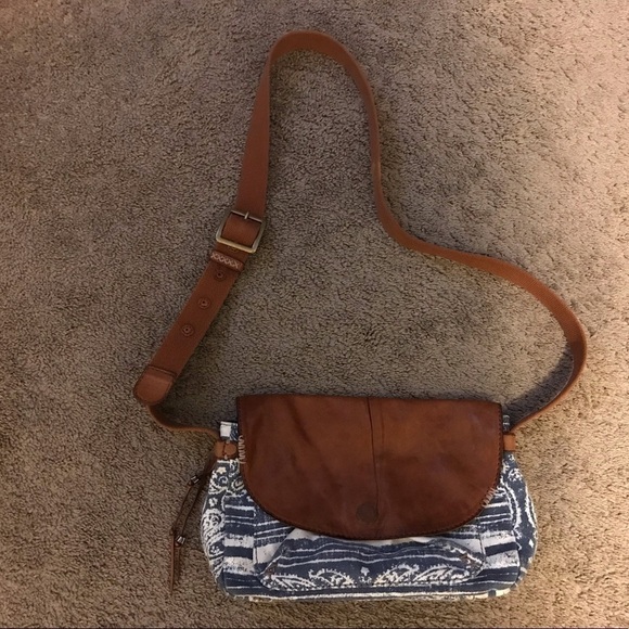 Vintage Lucky Cloth/Leather crossbody Purse - Picture 8 of 8